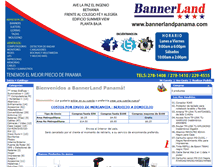 Tablet Screenshot of bannerlandpanama.net